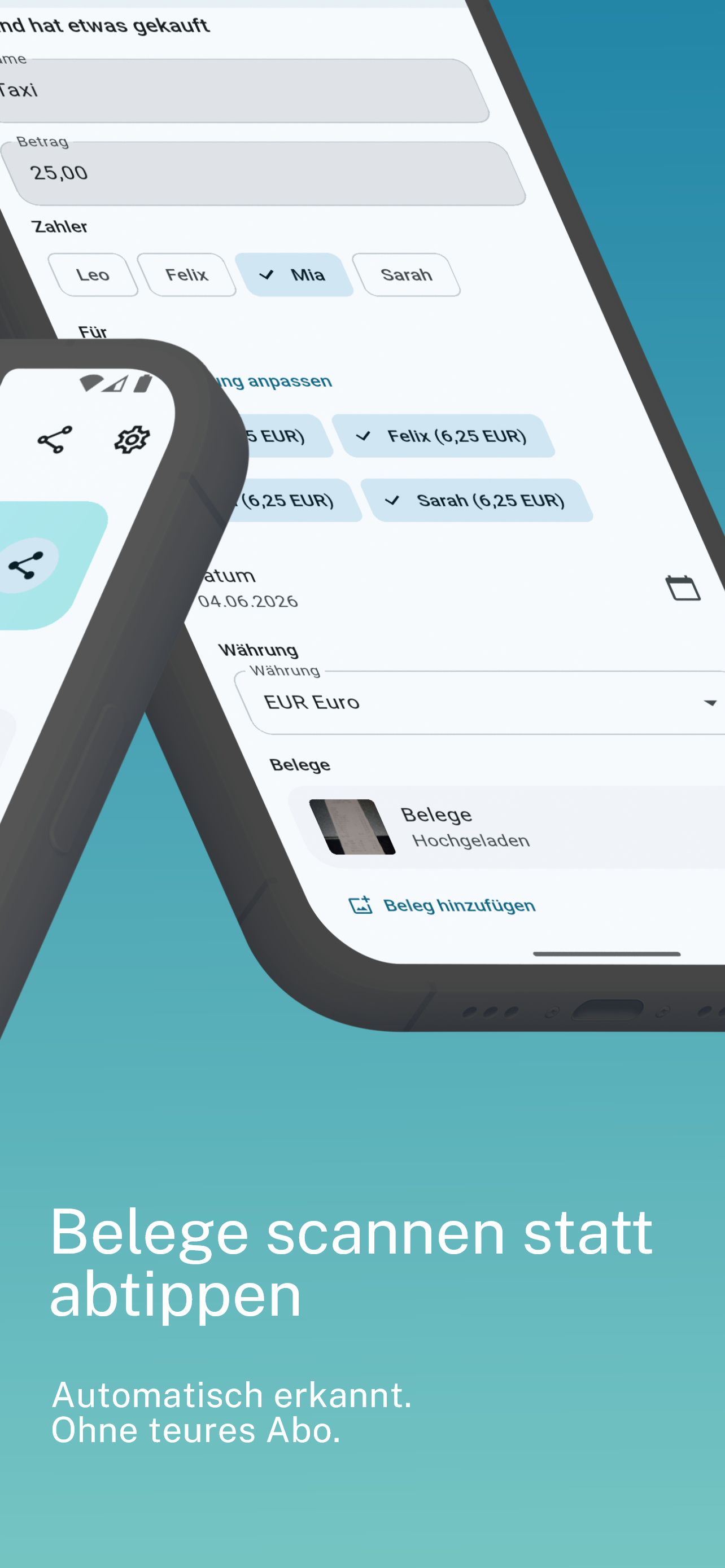 Splito App Screenshot — 2